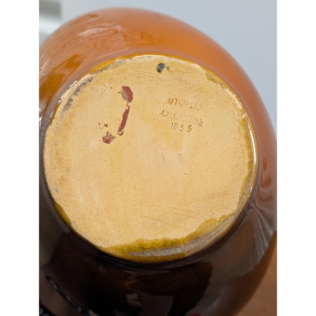 Vintage J. B. Owens Pottery Utopia Line Vase 1055 For Sale In Washington DC - Image 6 of 8