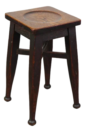 Antique English Oak Stool