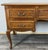 Vintage French Louis XVI Style Carved Oak Desk or Chest For Sale - Image 4 of 14