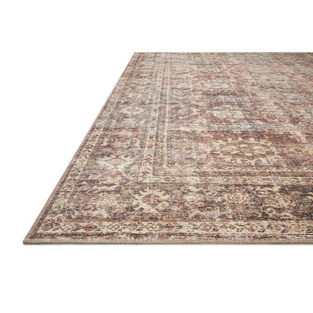 Wine Amber Lewis x Loloi Georgie Bordeaux / Antique 2'-6" x 12'-0" Runner Rug For Sale - Image 8 of 8