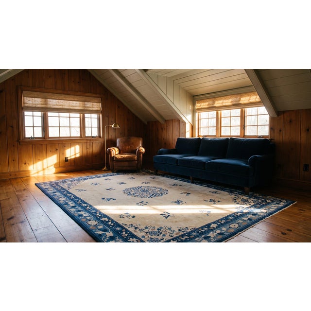 Early 20th Century Chinese Peking Carpet For Sale - Image 15 of 15