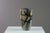Large Kostanda ceramic vase with abstract geometric decoration, characteristic of post-war modernist design. Dynamic...