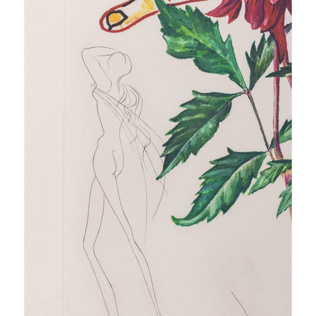 Paper Salvador Dali "Dahlia (Fingers)" Etching, 1972 For Sale - Image 7 of 12