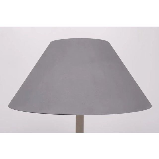 White Leather Floor Lamp from Star Leuchten, Germany, 1970s For Sale - Image 6 of 10