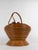Wood Rattan and Cane Basket with Lid in the style of Vivai Del Sud, 1960s For Sale - Image 7 of 18