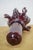1990s Jonathan Christie Ruby Red Art Glass Sacred Heart Decanter Bottle Sculpture For Sale - Image 10 of 12