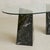 Italian Nero Marquina Marble + Oval Glass Dining Table, 1970s For Sale - Image 4 of 9