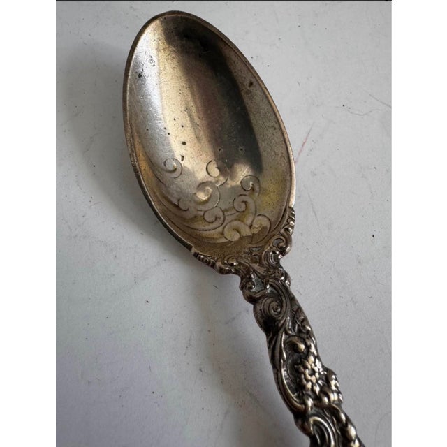 Early 21st Century Gorham Versailles Sterling Silver Dessert/Oval Soup Spoon ~ No Monogram For Sale - Image 5 of 10