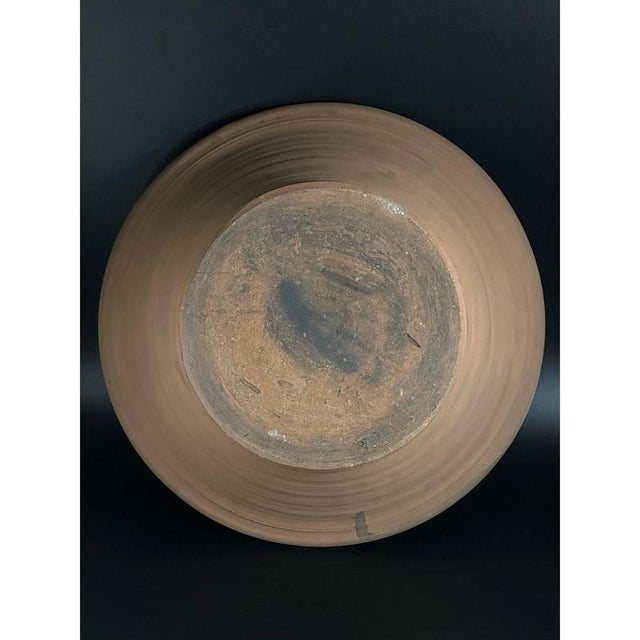 Ceramic Spanish Ceramic Lebrillo Plate with Painted Bull from Triana, 19th Century For Sale - Image 7 of 8