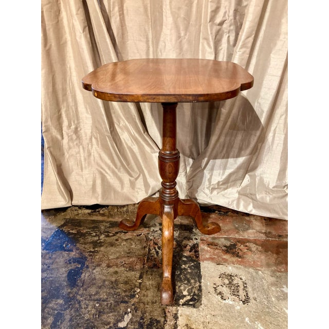 Queen Anne Style Tea Table For Sale - Image 6 of 6