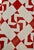 Early 20th C Red and White Pinwheel Style Pattern Hand-Stitched Cotton Quilt For Sale - Image 16 of 16