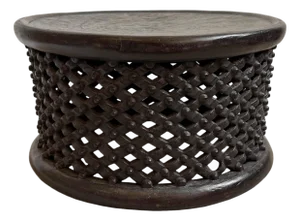 Vintage Bamileke Tribal Modern Stool / Coffee Table