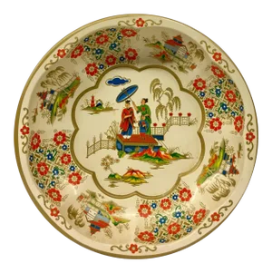 1971 Daher Painted Toleware Bowl