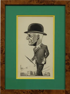 "English Turf Personality" Pen & Ink Drawing