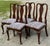 Beautiful set of dining chairs by Ethan Allen. Features a timeless Queen Anne style, splat back, cabriole legs and...