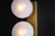 Metal Mid-Century Modern Ceiling Light with White Ice Glass Globes, 1960s For Sale - Image 7 of 18