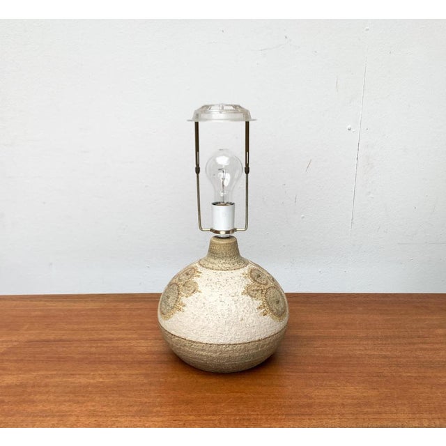 Ceramic Mid-Century Danish Stoneware Table Lamp from Søholm, 1960s For Sale - Image 7 of 18