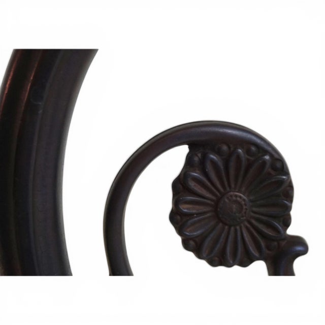 1980s Art Nouveau Brass and Glass Wall Lamps, 1980s, Set of 2 For Sale - Image 5 of 17