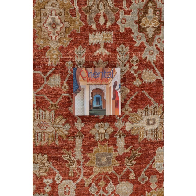 Oversized Contemporary Oushak Floral Wool & Natural Silk Rug by Rug & Kilim For Sale - Image 11 of 11