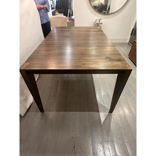 Mid-Century Modern Anderson Solid Wood Extendable Dining Table (West Elm) For Sale - Image 3 of 4