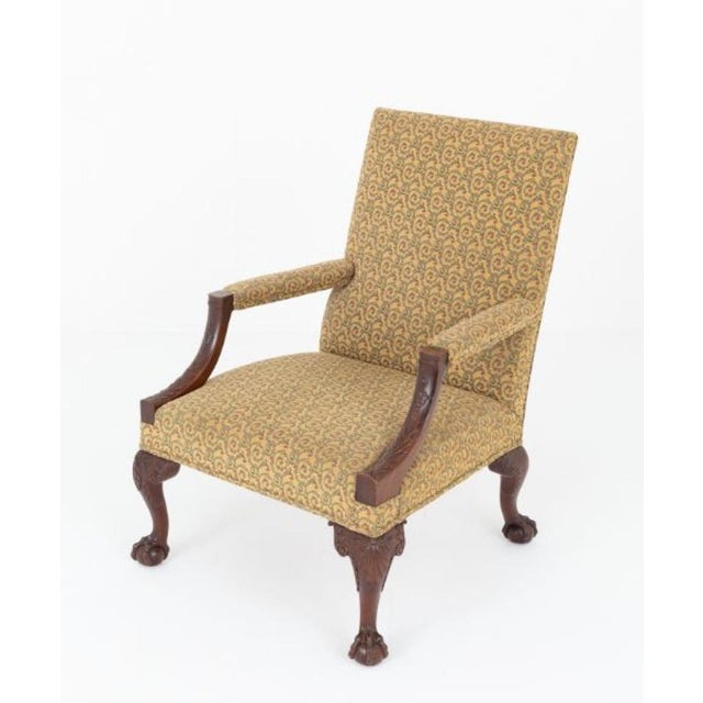 Georgian Revival Gainsborough Chair Armchair, 1890s For Sale - Image 6 of 6