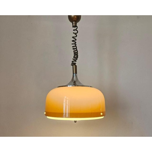 1970s Mid-Century Pendant Meblo from Guzzini, Italy, 1970s For Sale - Image 5 of 11