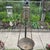 Metal Antique Handmade Silver on Copper Handing Cauldron/Pot on Rusted Iron Chain For Sale - Image 7 of 12