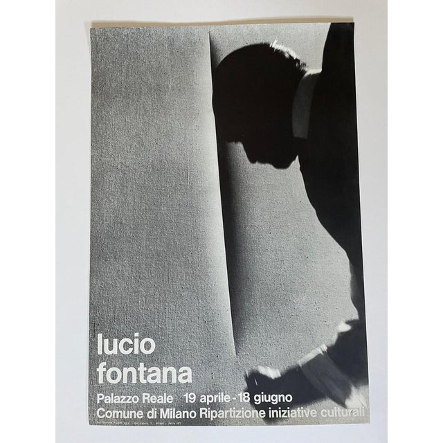 Ugo Mulas, Lucio Fontana Exhibition at the Palazzo Reale in Milan, 1972, Poster For Sale - Image 5 of 5