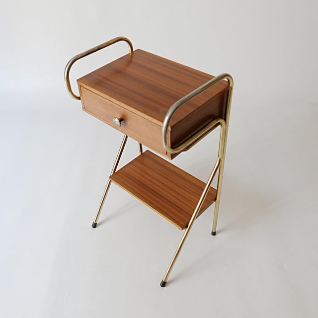 Vintage Bedside Table by Jacques Hitier, 1960s For Sale - Image 6 of 10
