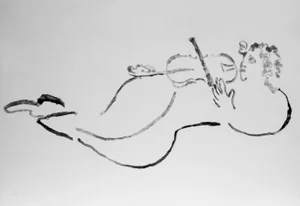 1950 Mourlot Paris Marc Chagall Fidele Lithograph