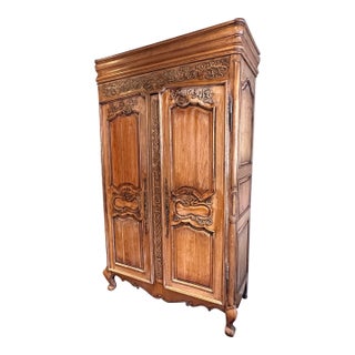 Antique French Country Armoire For Sale