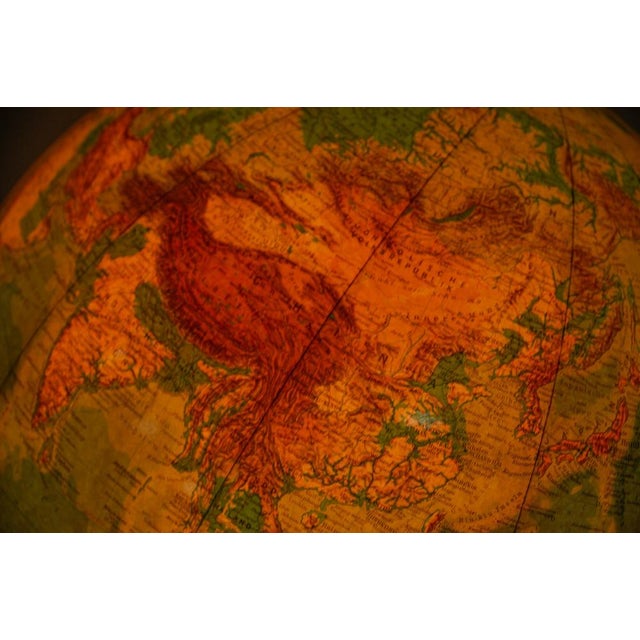 Large Mid-Century Modern Illuminated Glass Globe from Columbia, 1960s For Sale - Image 16 of 18