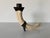 Vintage Faux Tusk Resin Candle Holder With Metal Accents For Sale - Image 11 of 11
