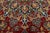 Red Najafabad Rug 7’8” X 10’11” Red Wool Vintage Traditional Hand-Knotted Carpet For Sale - Image 8 of 15