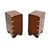 1930s Antique Military Campaign Style Bedside Chests, 1930, Set of 2 For Sale - Image 5 of 11