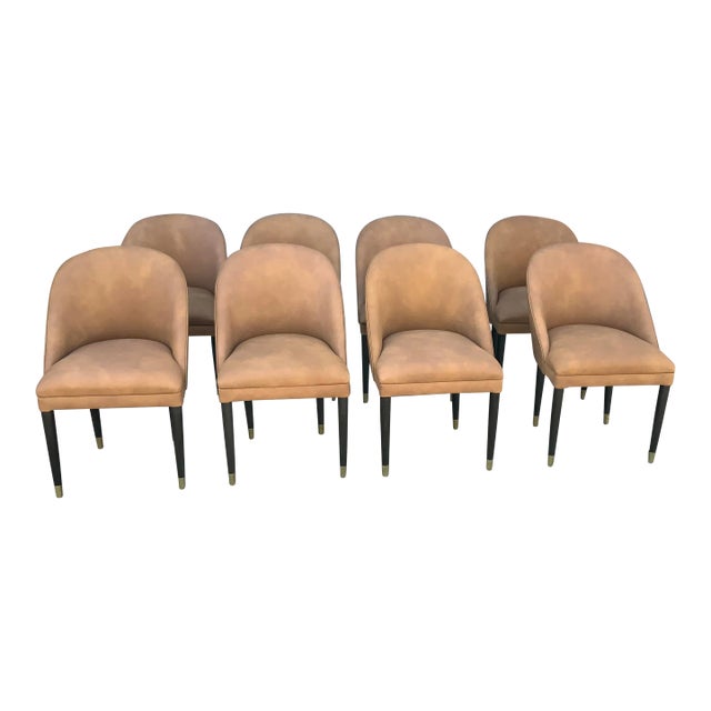 Modern Bucket Dining Chairs Set of 8 Chairish