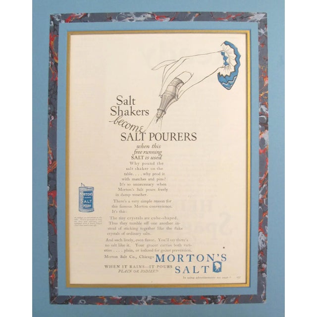 1920's Vintage American Advertisement - Good Housekeeping Magazine - Morton's Salt For Sale - Image 4 of 4