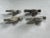 French Fleur-De-Lis Embossed Concrete Cabinetry Knobs, Set of Four For Sale - Image 9 of 12
