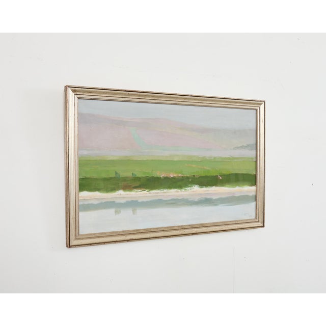 Modern California Coastal Plein Air Impressionist Seascape 1979 For Sale - Image 3 of 17