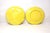 Vintage 1980's Postmodern Yellow Splatter Dinner Plates - a Pair For Sale - Image 4 of 7