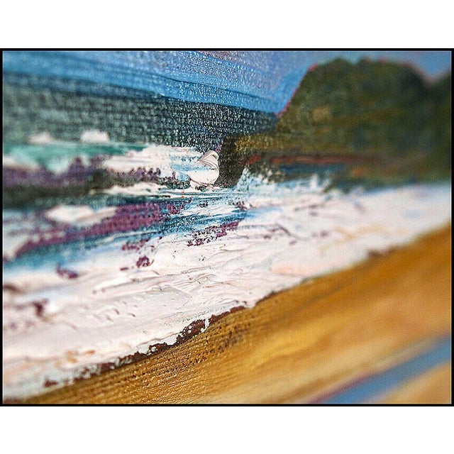 Coastal 1990s Clouds at Kee Beach Original, Tom Swimm For Sale - Image 3 of 6