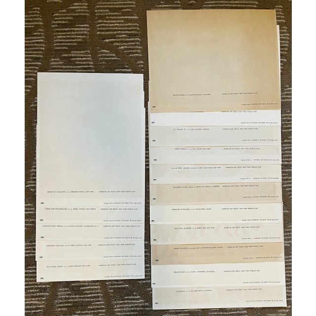Paper 1939 New York World’s Fair Folio With 16 Art Prints For Sale - Image 7 of 11