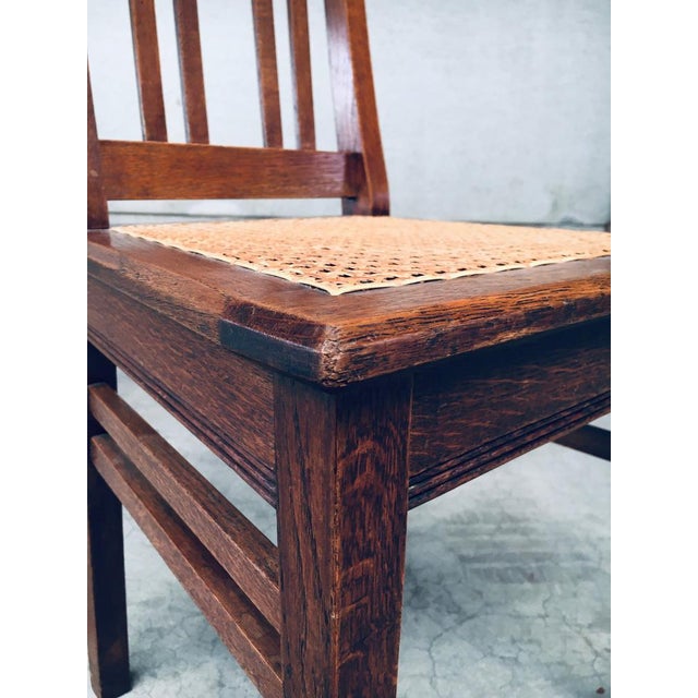 Early 20th Century Art Deco Dining Chair Set, 1920s, Set of 3 For Sale - Image 12 of 18