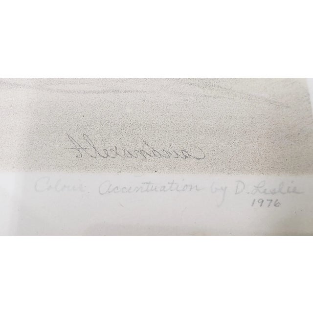 David Roberts "Approach to Alexandria" Original Lithograph W/ Hand Coloring C.1848 For Sale - Image 9 of 13