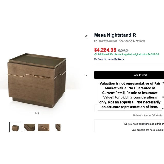 1970s Pair Vintage French Michael Berman Mesa Nightstands by Theordore Alexander For Sale - Image 5 of 5