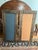French Country Late 20th Century Pair of French Painted and Gold Leaf Mirrors For Sale - Image 3 of 8