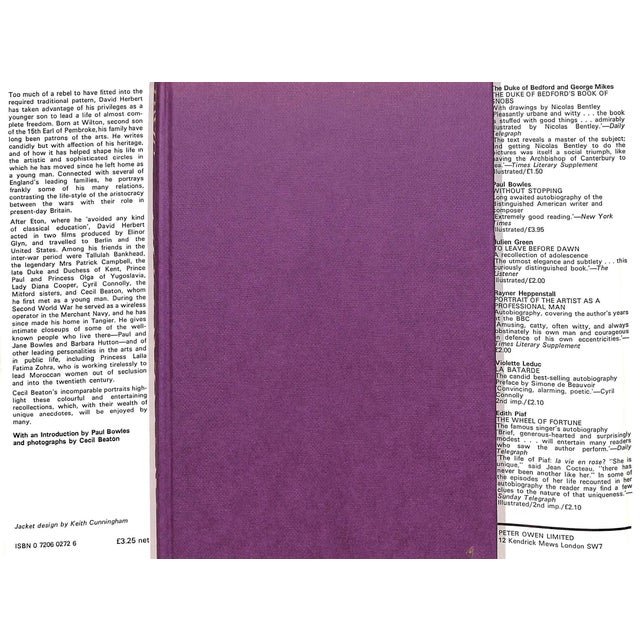 Traditional "Second Son: An Autobiography" 1972 Herbert, David For Sale - Image 3 of 12