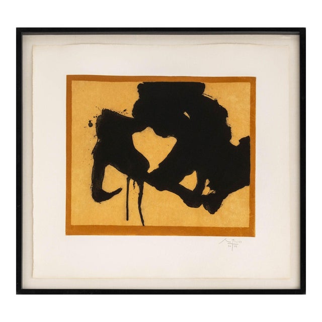 Robert Motherwell "At the Edge", 1984 For Sale