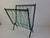 Mid-Century Czechoslovakian Magazine Rack with Green Wire, 1960 For Sale - Image 3 of 18