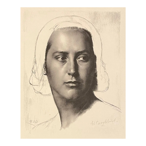 1944 Gerald Brockhurst Portrait Lithograph